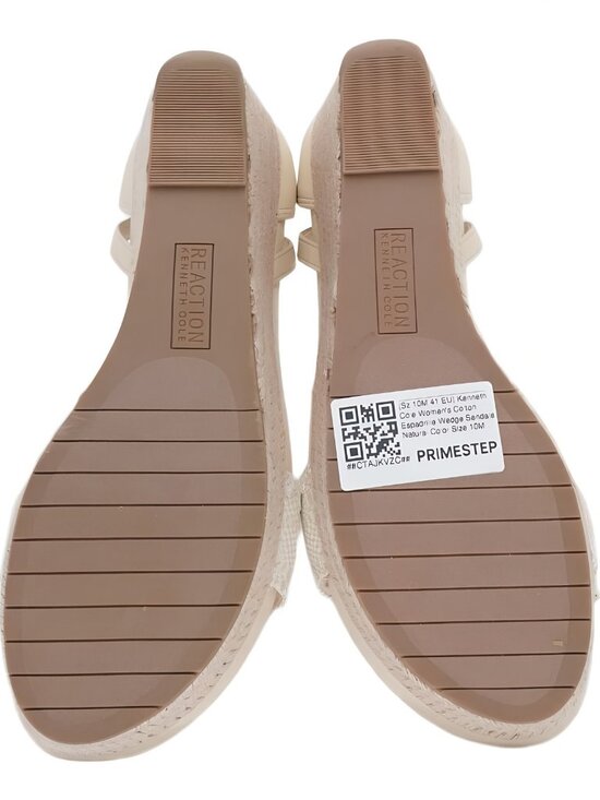 Kenneth Cole Women's Colton Espadrille Wedge Sandals Natural EU 41 US 10M - Picture 6 of 6